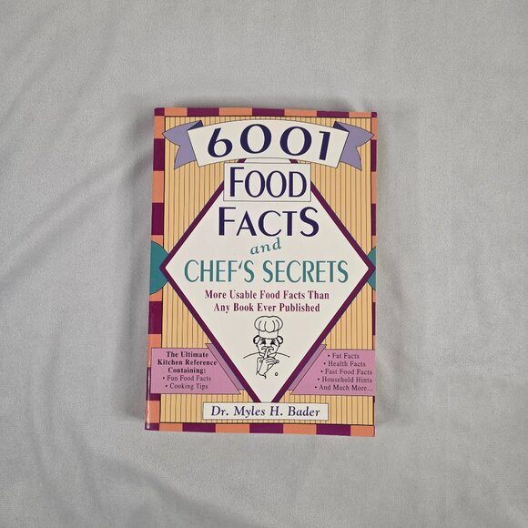 2 Cookbooks - 1- Food Facts and Chef's Secrets 2- New Whole Foods Encyclopedia - Picture 2 of 10